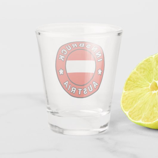 Innsbruck Oostenrijk Shot Glas (Achterkant)