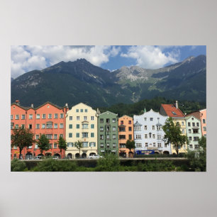 Innsbruck Oostenrijk stad in Tirol Poster