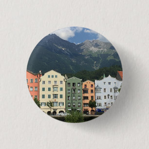 Innsbruck Oostenrijk stad in Tirol Ronde Button 3,2 Cm