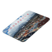 Innsbruck panoramisch uitzicht magneet (Linkerzijde)