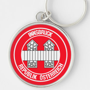 Innsbruck Round Emblem Sleutelhanger