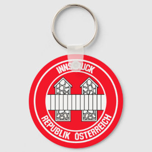 Innsbruck Round Emblem Sleutelhanger