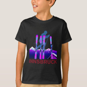 Innsbruck Skien En Snowboarden Retro 90s Innsbr T-shirt