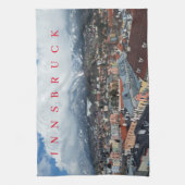 Innsbruck vue panoramique serviette de thé (Vertical)