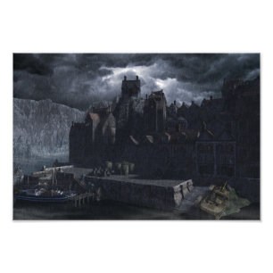 Innsmouth Harbour Foto Afdruk
