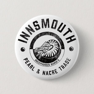 Innsmouth Marsh's Pearl Trade Lovecraft Ronde Button 5,7 Cm