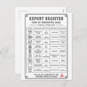 Innsmouth Shipping Manifest diep Zee Feestdagenkaart (Voorkant / Achterkant)