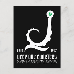 Innsmouth Vist Tours Cthulhu Lovecraft Briefkaart