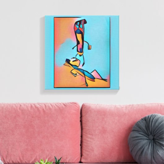 Innuendo Paste Canvas Afdruk (Insitu (Woonkamer))