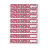 Innuendo Roze adreslabel (Vel)