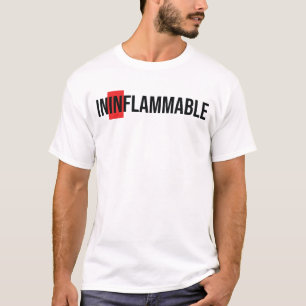 InOntvlambare Mannen-T-shirt T-shirt