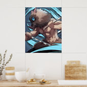 Inosuke Hashibira-Poster Poster (Keuken)