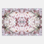 Inpakpapier: Collaged Cherry Blossom Design Inpakpapier Vel (Voorkant 3)