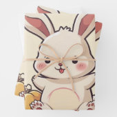 Inpakpapier Flat Sheet Set van 3 Mooie bunny gi (In situ)