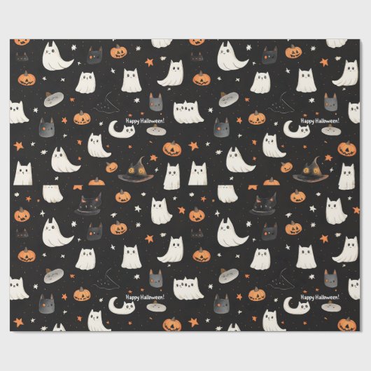 Inpakpapier (Halloween) (Vlak)