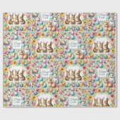  inpakpapier Happy Easter Gifts (Vlak)