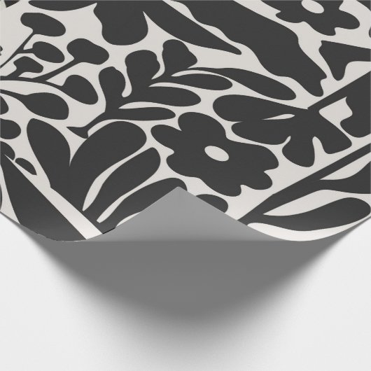 inpakpapier in zwart-wit (Hoek)