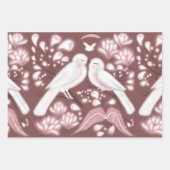 Inpakpapier liefde vogels (Voorkant)