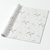 inpakpapier met een mistletoe patroon