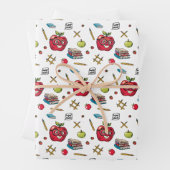 inpakpapier met schoolthema vel (In situ)