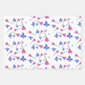 Inpakpapier met verse bloemen (Voorkant)