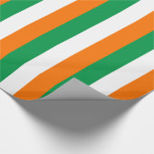 Inpakpapier met vlag van Ierland (Hoek)