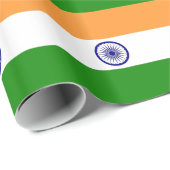 Inpakpapier met vlag van India (Rol Hoek)