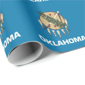 Inpakpapier met vlag van Oklahoma (Rol Hoek)