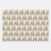 Inpakpapier met Witte Unicorn Sparkle Vel (Voorkant)