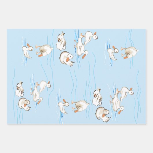 Inpakpapier Plat Vel Set van 3 (Voorkant)