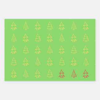 Inpakpapier Plat Vel Set van 3