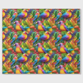 Inpakpapier - Pride Birds 1 (Vlak)