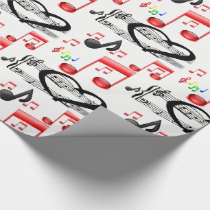Inpakpapier Rockmuziek