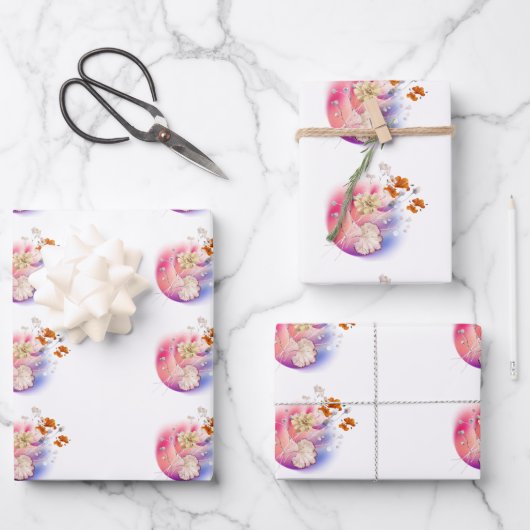 Inpakpapier set 3 vel (Voorkant)