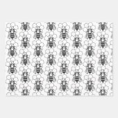 Inpakpapier set - Graphic Bees Vel (Voorkant 3)