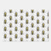 Inpakpapier set - Graphic Bees Vel (Voorkant)