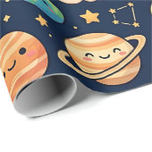 Inpakpapier Space Rocket Countdown (Rol Hoek)