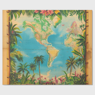 Inpakpapier - Vintage Atlas Inpakpapier