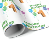 Inpakpapier voor #1 verjaardag (Rol Hoek)