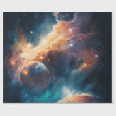 inpakpapier voor de kosmische ruimte (Vlak)