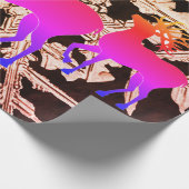 INpakpapier voor RENDIEREN EN BENTLEY-SNEEUWVLOKKE (Hoek)