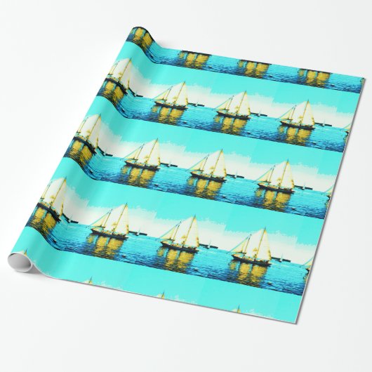inpakpapier voor zeilschoenen (Uitgerold)