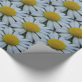 Inpakpapier wit Chrysanthemum (Hoek)