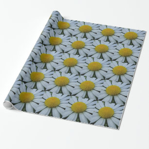 Inpakpapier wit Chrysanthemum