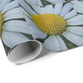 Inpakpapier wit Chrysanthemum (Rol Hoek)