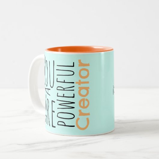 inpiration rétro Mug (Devant gauche)