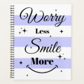 Inquiète Moins, Souriez Plus Planificateur (Devant)