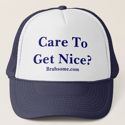 Inquiétez-vous pour obtenir Nice ? Casquette (Devant)