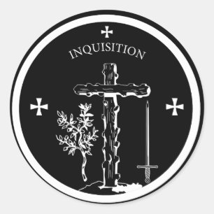 INQUISITIE LOGO RONDE STICKER
