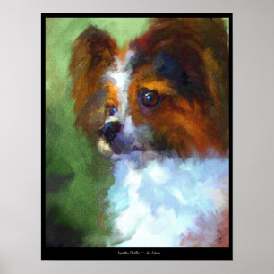 Inquisitief afdrukken van Papillon Fine Art Poster